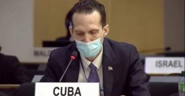 La voz de Cuba estuvo representada por el joven diplomático Jairo Rodríguez. Autor: Juventud Rebelde