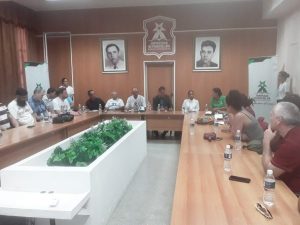 Brigada solidaria del Reino Unido visita la UPR